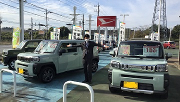 真岡店オススメ車両はタフト!!
